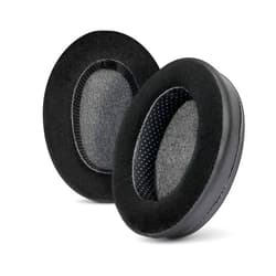 Brainwavz Hybrid Memory Foam Earpad - Black PU/Velour - Suitable for Large Over The Ear Headphones - AKG, HifiMan, ATH, Philips, Fostex