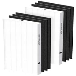 Isinlive 2-Pack Airmega AP-1512HH Filter Replacement for Coway Airmega AP-1512HH and 200M Air Purifiers, 2 True HEPA and 6 Carbon Pre-Filters, Compared to Part # 3304899