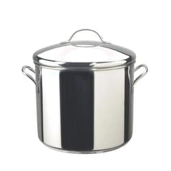 Farberware 50008 Classic Stainless Steel Stock Pot/Stockpot with Lid - 12 Quart, Silver