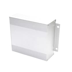 Jiuwu Aluminum Alloy Electronic Case Project Box Enclosure PCB Board Split Type Housing Shell DIY Circuit Board Sandblast Oxidized Protective Case (Silver, 107 x 47 x 123(mm)(W*H*L)