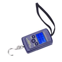 Yosoo Health Gear Fish Scales Digital Weight, Hanging Weight Scales, Portable Plastic Electric Balance Digital Fishing Postal Hanging Hook Scale Load 40kg with LCD Display for Fishing Retails Delivery