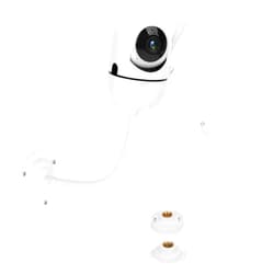 Mippko Baby Monitor Wall Mount Holder Compatible with HelloBaby HB65/HB6550/HB6339/HB6558/HB66/HB248,ANMEATE SM935E/SM650,Bonoch,ChildsFarm Baby Monitor,Adjustable Metal Mount,1 Pack,White