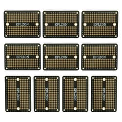 EPLZON Solderable Breadboard Mini PCB Board Gold-Plated Solder Breadboard for DIY Electronics Projects Apply to Soldering Projects 2.0