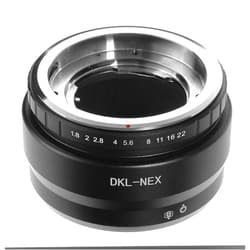 FocusFoto Adapter Ring for Voigtlander Retina Deckel Lens to S0NY E-Mount Mirrorless Camera NEX-5R 5T 6 NEX-7 a7 a7S a7R a7II a7SII a7RII a6500 a6300 a6000 a5100 a5000 a3500 NEX-FS700 VG900 PXW-FS7