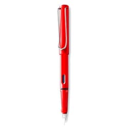 Lamy safari Fountain Pen - Elegant Design Cool Pens, Best Pens For Smooth Writing, Journaling, and Calligraphy - Red Fine Point Pen