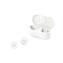 Denon PerL True Wireless Earbuds - Active Noise Cancelling, Bluetooth, Personalized Sound with Masimo Adaptive Acoustic Technology, 24-Hr Battery Life, Wireless Charging, White