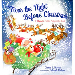 By Clement Clarke Moore (Author), Deborah Melmon (Illustrator) 'Twas the Night Before Christmas: Christmas Storybook with Seek-and-Find Puzzles for Kids 4-8, Over 120 Hidden Objects (Highlights Hidden Pictures Storybooks)