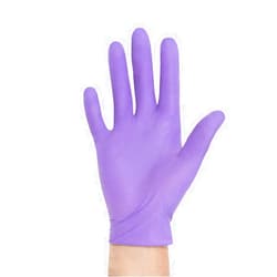 HALYARD Purple Nitrile-Xtra Exam Gloves, Sterile Pairs, Powder-Free, 5.9 mil, 12