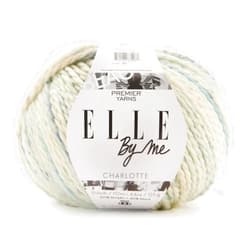 Premier Yarns ELLE by Me Charlotte, Bulky Yarn for Crocheting and Knitting, Ideal for Sweaters and Accessories, Acrylic and Wool Blend, 4.4 oz, 164 Yards, Color Harbor Multi
