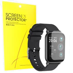 Lamshaw Compatible for Woednx Smart Watch Screen Protector, [6 Pack] Lamshaw Premium High Definition Ultra HD Film Compatible with Woednx 1.65” Smartwatch (6 Pack)