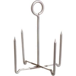 KitchenCraft Baked Potato Stand, Aluminium, 12 x 14.5 cm, Silver