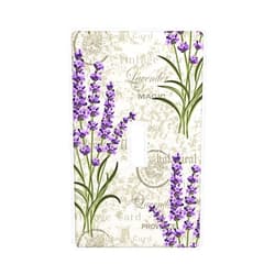 TOLONDINA Purple Lavender Flower Lilac Floral Vintage Single Toggle Light Switch Plate Cover Decor Wall Plate Cover For Home Bedroom Kitchen Decorative 4.5 * 2.76 Inch