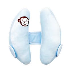 StoHua Adjustable Baby Head Neck Support Pillow,Baby Travel Pillow Cushion for Car Seat,Stroller Headrest Pillow for Infants,Head and Neck Support Pillow for Pushchair,Blue