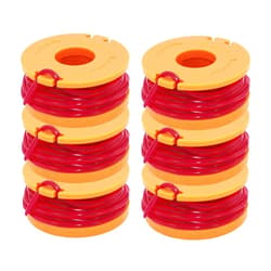 Yichdee String Trimmer Replacement Spool for Worx WA0010 10ft 0.065 inch 1.65mm Autofeed Spool Line Weed Eater Spool 6Pack