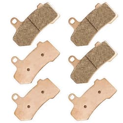 JAVIK 3 Sets Front Rear Brake Pads Sintered for Harley Davidson Road King Road Glide Street Glide Electra Glide 2008-2020 Ultra Limited 2014-2020 Street Rod Night Rod V-Rod Tri Glide