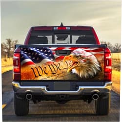 FLAGWIX Eagle American Truck Tailgate Decal Sticker Wrap We The People BNL316TDv1, 58