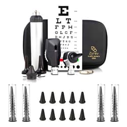 Zyrev ZetaLife Combo Otoscope Set with 50 Extra Disposable Specula Tips (1st Edition)