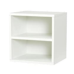 FUSUNBAO Magic DIY Cube Storage Organizer Stackable Cubes for Home Books Clothes Toy -Modular Cubby Storage System -Stackable Storage Cubes -Bookcase Closet (Pure White-Washed, 1 Layer Cube)