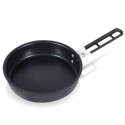 REDCAMP Camping Cookware Mess Kit with Folding Handle, Lightweight Non-Stick Camping Cooking Pot and Frying Pan with Mesh Bag for Outdoor Hiking Backpacking Picnic
