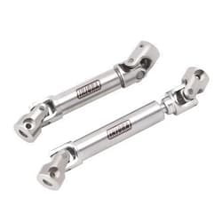 INJORA Stainless Steel Drive Shafts with D Shaped Hole for Axial AX24 XC-1 Upgrade 1/24 RC Crawler Upgrade