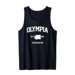 Lympia Washington hometown Olympia Vintage Gift Tank Top