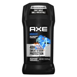 AXE Antiperspirant Stick for Men Anarchy 48 Hour Sweat and Odor Protection for Long Lasting Freshness, Dark Pomegranate & Sandalwood Men's Deodorant 2.7 oz