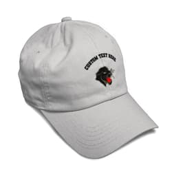 Speedy Pros Soft Baseball Cap Black Panther Face Embroidery Wild Animals Black Panther Cotton Dad Hats for Men & Women