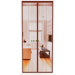 LHIUGE Door and Window Screen, Transparent Insulated Door Curtain, Screen Door, Magnetic Self-Closing Privacy Screen Door Hands Free for Patio, Kitchen, Bedroom, No Drilling Required, Easy to Install