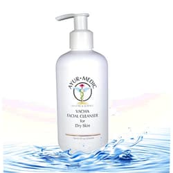 AYUR MEDIC NATURE & SCIENCE Ayur-Medic Vacha Facial Cleanser – Rich Cleansing Milk for Dry, Sensitive Skin, Gently Removes Makeup, Dirt, Oil, and Impurities. Hydrates, Soothes, and Nourishes for Smooth, Radiant Skin, 8 oz