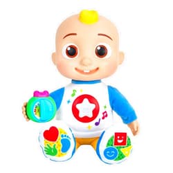 CoComelon Discover ‘N Play JJ - Explore Shapes, Colors, ABC’s, 123’s, Listen to 5 Fan-Favorite Songs, and 50+ Phrases - Feature Plush 10” JJ Doll for Kids and Preschoolers - 18 Months +