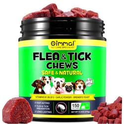 SDJUFEI Flea & Tick Prevention for Dogs Chewable, Natural Flea and Tick Supplement for Dogs, Flea and Tick Chews for Dogs, Oral Flea Pills for All Breeds and Ages Dogs02