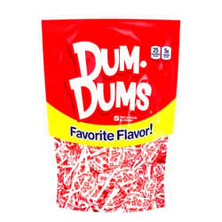 Dum Dums Lollipops Cherry Flavor 1-50 Ct Bag