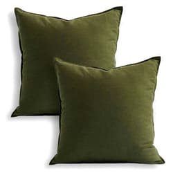 Jeanerlor SureGuard Pillowcase Cousion Cover Decor Cotton Linen with Unique Design to Embellish Study Room/House/Office, 20