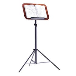 ZHKXMTM Music Stand for Sheet Music，Portable Music Stand，Wooden Music Stand，Lightweight，Book Stand for Reading，Adjustable Height & Angle，not Easy to Fall Over，Easy Enough to Assemble