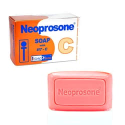 Neoprosone Skin Brightening Soap, 2.82 oz / 80 g, Hyperpigmentation Soap, Cleansing Bar, Fade Dark Spots on Knees, Elbows, Face, Private Areas, with Vitamin C and Castor Oil