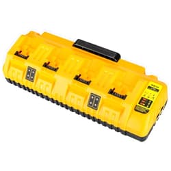 Hipoke DCB104 20V MAX Dewalt Charger, 4-Ports Rapid Battery Charger Replacement for DCB102 DCB102BP DCB104 DCB118, Compatible with Dewalt Li-ion Battery DCB206 DCB205 DCB204 DCB203 DCB201