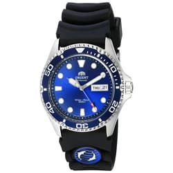 Orient Men's 'Ray II Rubber' Japanese Automatic Stainless Steel Diving Watch, Color:Silver-Toned (Model: FAA02008D9)