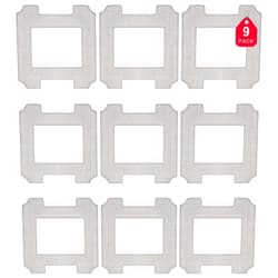 Moupaa 9 Pack Washable Mop Cloths Cleaning Rag for Ecovacs WINBOT W1 / W1 Pro/ W2 Omni/ W2 Window Cleaner Robot Accessories