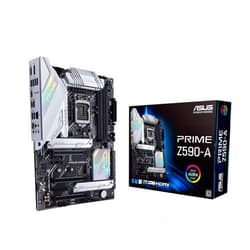 ASUS Prime Z590-A LGA 1200 (Intel®11th/10th Gen) ATX Motherboard (14+2 DrMOS Power Stages,3X M.2, Intel® 2.5 Gb LAN, USB 3.2 Front Panel Type-C, Thunderbolt™ 4, Aura Sync RGB Lighting)