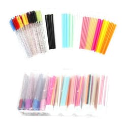 Unaone 200 Disposable Lip Brush - 100 Disposable Mascara Wand, Lipstick Brush Lip Applicators and Mascara Brush Lash Wands Eyelash Wand Kits
