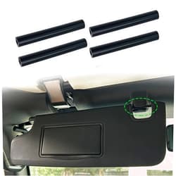 ROMASO Sun Visor Repair Kit for Jeep Wrangler JK JKU 2007-2017 Repair Tubes for Left & Right Side Sunvisor,4Pcs(Black)