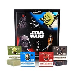 Dr. Squatch Star Wars Soap Collection Episode 1 with Collector’s Box - Men’s Natural 4 Pack Bundle - Star Wars Soap for Men