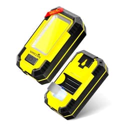 WARSUN Rechargeable Work Light LED Magnetic Mechanic Light Portable Worklight for Camping Car Repairing 1200 High Lumens Bright Yellow