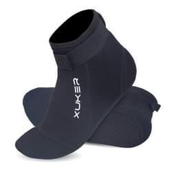 XUKER Neoprene Socks, 3mm Beach Volleyball Sand Soccer Wetsuit Socks Water Booties for Diving Snorkeling Kayaking Paddling