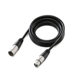 FIFINE XLR Cable, 10ft Cable with Balanced 3 PIN, XLR Male to Female Mic Audio Cord, XLR Speaker Cable, Mic Wire, Compatible with XLR Microphone for Recording Podcast Streaming, Black-L9