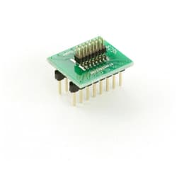 Chip Quik Proto-Advantage DR127D254P16M Dual Row 1.27mm Pitch 16-Pin Male Header to DIP-16 Adapter