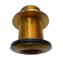 Airmar 33-588-01 51mm OD Bronze Thru-hull Tube with Integrated-Value (Low Profile)