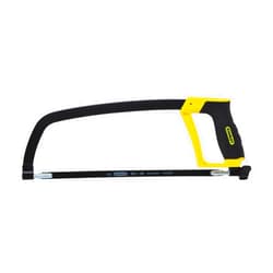 Stanley, STHT20139L, Hacksaw, 17-3/4 in L, 24 TPI, Rubber Grip