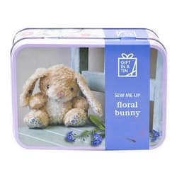 Apples to Pears Sew Me Up Floral Bunny Rabbit Sewing Kit In A Tin