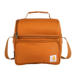 Carhartt Camping Cooler, Worksite Lunchbox, Soft Shell Cooler for Construction Sites, Work and Everyday Use Cooler, Carhartt Brown